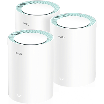 Wi-Fi Mesh-система Cudy M1500(3-Pack) AX1500 Gigabit Wi-Fi 6 Mesh Solution