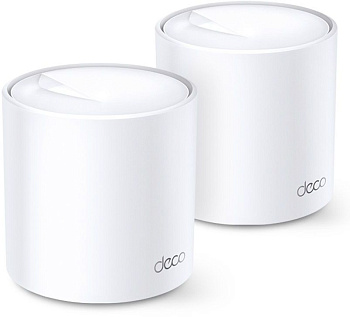 TP-Link Deco X60(2-pack) Точка доступа/ AX5400 Whole Home Mesh Wi-Fi System, Wi-Fi 6, 2402Mbps (4 st