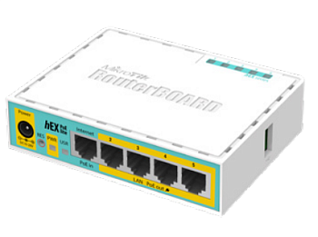 Mikrotik RB750UPr2 Маршрутизатор/ hEX PoE lite 5xEthernet with PoE output for four ports, USB, 650MH