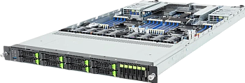 Серверная платформа/ Gigabyte R184-S91-AAV1, 1U, 2x LGA 4710 (Socket E2) 350W, 32x DDR5, 6 x 9.5mm E