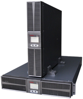 Онлайн ИБП ДКС серии Small Rackmount, 1000 ВА/900 Вт, 1/1, 6xIEC C13,EPO, USB, RS-232, RJ45, Rack 2U
