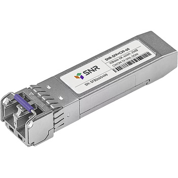 SNR SNR-SFP+C29-60 Модуль/ Модуль SFP+ CWDM оптический, дальность до 60км (23dB), 1290нм