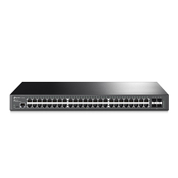 TP-Link SG3452 Коммутатор/ JetStream 48-Port Gigabit L2 Managed Switch with 4 SFP Slots