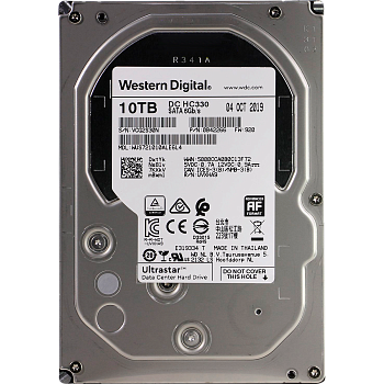 Жесткий диск/ UNSEALED HDD WD SATA Server 10Tb Ultrastar DC HC330 7200 6Gb/s 256MB (Includes tray) 1