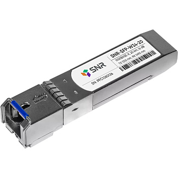 SNR SNR-SFP-W34-20 Модуль/ Модуль SFP WDM, дальность до  20км (12dB), 1310/1490nm