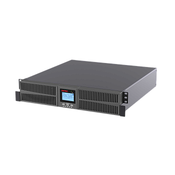 Онлайн ИБП ДКС серии Small Rackmount, 3000 ВА/2700 Вт, 1/1, 8xIEC C13, EPO, USB, RS-232, Rack 2U, бе