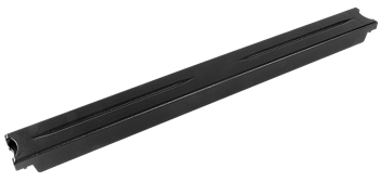 Plastic plug Systeme Electric, Excelente series, 1U , 19", tool-free installation, black (10 pcs.)