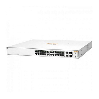Hewlett Packard Enterprise JL684B Коммутатор HPE Aruba Instant On 1930 24G Class4 PoE 4SFP/SFP+ 370W