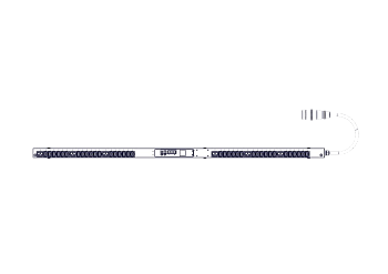 DU Switched, Uniprom series, 0U, 240V, 1P, 32A, 36xC13 6xC19, 3m cord, IEC309