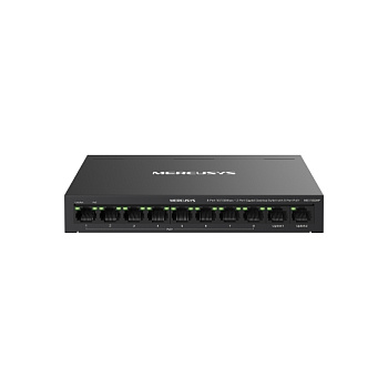 Mercusys MS110CMP Коммутатор/ 8-Port 10/100Mbps + 2-Port Gigabit Desktop Switch with 8-Port PoE+