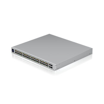 Ubiquiti USW-Pro-48-POE Коммутатор/ 48-port, Layer 3 switch capable of high-power PoE++ output.600W 