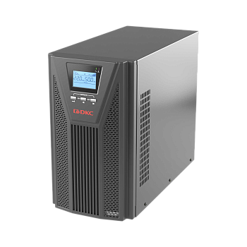 Онлайн ИБП ДКС серии Small Tower, 3000 ВА/2700 Вт, 1/1, 4xSchuko, EPO, USB, RS-232, RJ45, з/у 6А, бе