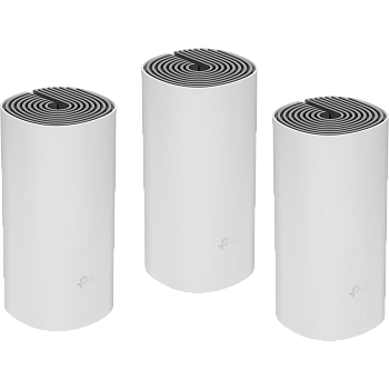 TP-Link Deco E4(3-pack) Точка доступа/ AC1200 Mesh Wi-Fi System, 210/100MbpsPorts, 2internalantennas