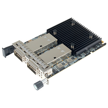 SUNRICH TECHNOLOGY(H.K.) LIMITED N-1170 Сетевая карта/ 2-Port 100G QSFP56 NIC Ethernet Fiber Adapter