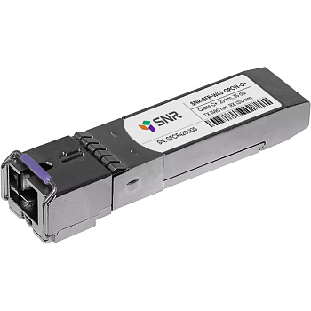 SNR SNR-SFP-W43-GPON-C+ Модуль/ Модуль SFP WDM GPON, дальность до 20км (35dB), Tx/Rx: 1490/1310нм