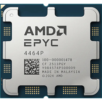 Процессор серверный/ CPU AM5 AMD EPYC 4464P (12C/24T, 3.7/5.4GHz, 64MB, 65W) OEM