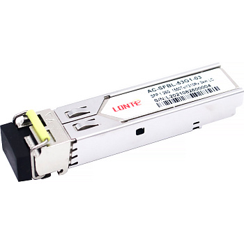 Lonte Technology AC-SFBL-53G1-03 Трансивер/  SFP WDM module, 1.25G, 1550Tx/1310Rx, 3KM, DDM, LC
