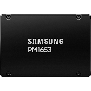 Твердотельный накопитель/ Samsung SSD PM1653, 15360GB, 2.5" 15mm, SAS 24Gb/s, 3D TLC, R/W 4200/3700M
