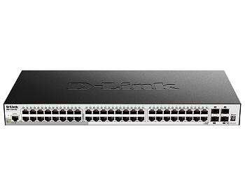 D-Link DGS-1510-52X/A2A Коммутатор/ DGS-1510-52X SmartPro L2+ Stackable Switch 48x1000Base-T, 4x10GB