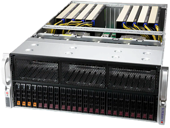 Платформа для сервера/ Supermicro SuperServer AS-4125GS-TNRT 4U (2x Socket SP5 up 400W, 24x DDR5 480