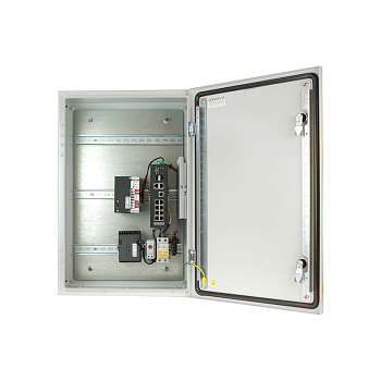 OSNOVO OS-46T1(SW-80822/ILR) Коммутатор/ OSNOVO Уличный управляемый (L2+) коммутатор на 12 портов с 