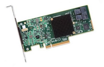 Рейд контроллер SAS PCIE 8P HBA 9300-8I LSI00344 SGL LSI