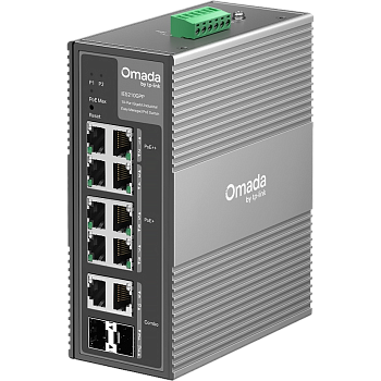TP-Link IES210GPP Коммутатор/ Omada 10-Port Gigabit Industrial Easy Managed Switch with 6-Port PoE+ 