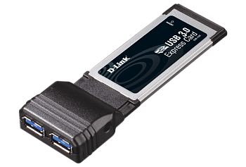 D-Link DUB-1320/A1A 2-портовый USB 3.0 адаптер для шины ExpressCard/ PCI-E 2x USB 3.0 Express Card f