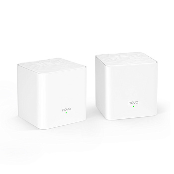 Tenda MW3(2-pack) Точка доступа/ "AC1200 Домашняя Mesh WiFi система из 2х роутеров с 100Мбит портами