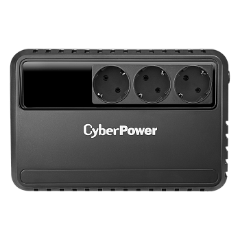 ИБП CyberPower BU725E, Line-Interactive, 725VA/390W, 3 Schuko розетки, Black, 0.15х0.15х0.2м., 5кг./