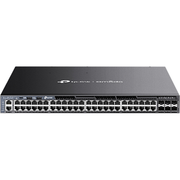 TP-Link SG6654XHP Коммутатор/ Omada 48-Port Gigabit Stackable L3 Managed PoE+ Switch with 6 10G Slot