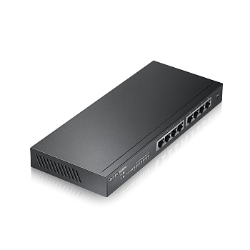 ZYXEL GS1900-8-EU0102F Коммутатор/ Zyxel GS1900-8 Smart L2 switch , 8xGE, desktop, silent