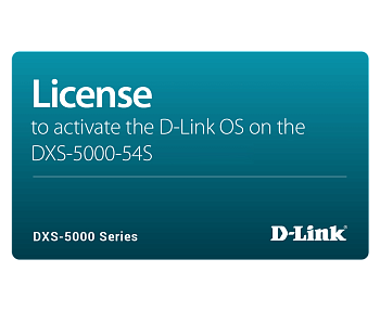 D-Link DXS-5K-54S-DC-LIC Электронный ключ для активации ПО/ DXS-5K-54S-DC-LIC DXS-5K-54S-DC-LIC