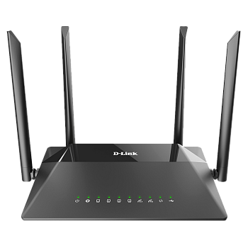 D-Link DIR-853/URU/R3A Маршрутизатор/ AC1300 Wi-Fi Router, 1000Base-T WAN, 4x1000Base-T LAN, 4x5dBi 