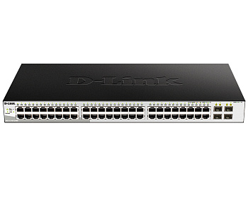 D-Link DGS-1210-52/ME/B1A Коммутатор/ DGS-1210-52/ME/B Managed L2 Metro Ethernet Switch 48x1000Base-