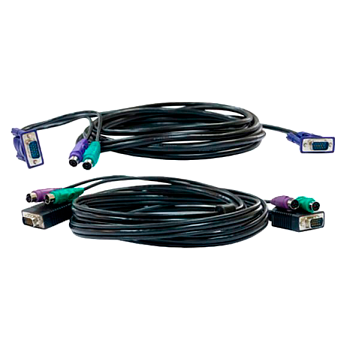 D-Link DKVM-CB/A4A Кабель/ DKVM-CB KVM Cable with VGA and 2xPS/2 connectors for DKVM-4K, 1.8m