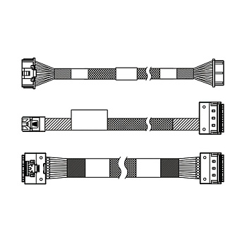 Комплектующие корпусов Lenovo ThinkSystem SR630 V3 M.2 SATA/x4 NVMe SFF RAID Cable Kit (Cable kit fo