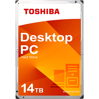 Жесткий диск/ HDD Toshiba SATA3 14Tb 3.5" 7200 512Mb OFFICIAL RECERTIFIED 1 year warranty (replaceme