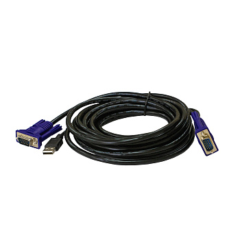 Origo OKVMCU3/A1A Кабель/ Кабель KVM с разъемами VGA и USB, 3 м