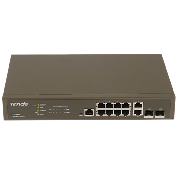 Tenda TEG5312F Коммутатор 10PORT 1000M 2SFP/ Коммутатор 10PORT 1000M 2SFP TEG5312F TENDA