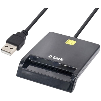 D-Link DCR-100/B1A Адаптер/ DCR-100 USB Smart Card Reader, ATM/ID/Credit cards support