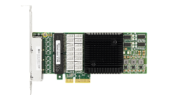 LR-Link LRES8001PT-BP Сетевая карта/ PCIe x4 1G 4-port RJ-45 Cooper Bypass Adapter  10/100/1000Mbps 