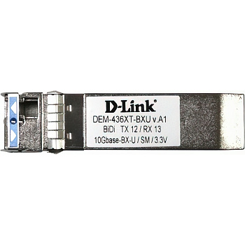D-Link 436XT-BXU/40KM/A1A Трансивер/ 436XT-BXU/40KM WDM SFP+ Transceiver, 10GBase-ER, Simplex LC, TX