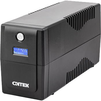 ИБП ONTEK 3S 850 ВА/480 Вт линейно-интерактивный ИБП с функцией AVR, выход C13x4 шт, LCD, USB/RJ45, 