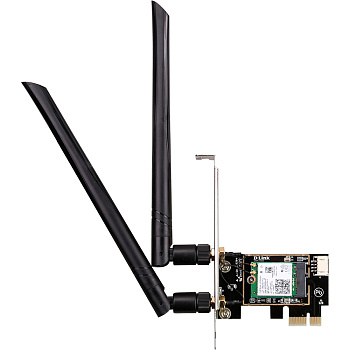 D-Link DWA-X582/RU/A2A Адаптер/ DWA-X582/RU/A2A AX3000 Wi-Fi 6 PCI Express Adapter, 2x2dBi detachabl