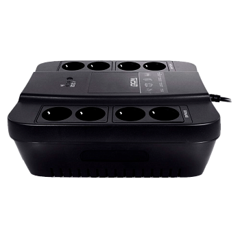 ИБП SPD-650N, резервный, 650 ВA, 390 Вт, 4 евророзетки с резервным питанием, 4 евророзетки с фильтра