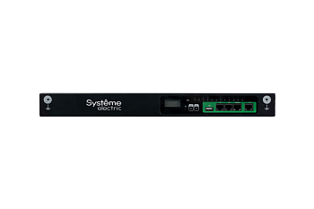 БРП Uniprom, управляемый, 1U, 240В, 1Ф, 16A, 10xC13 2xC19, 2м кабель, IEC320 C20