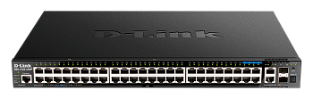 D-Link DGS-1520-52MP/A2A Управляемый L3 стекируемый PoE-коммутатор/ Управляемый L3 стекируемый PoE-к