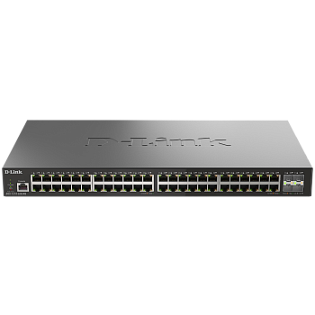 D-Link DGS-1210-52X/ME/C1A Коммутатор/ Управляемый L2 коммутатор, 48x1000Base-T, 4x10GBase-X SFP+, з
