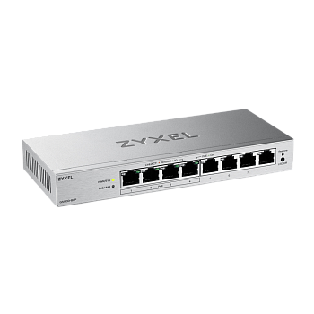 ZYXEL GS1200-8HPV3-EU0101F Коммутатор/ ZYXEL Web-managed Gigabit PoE Switch Zyxel GS1200-8HPv3, 8xRJ